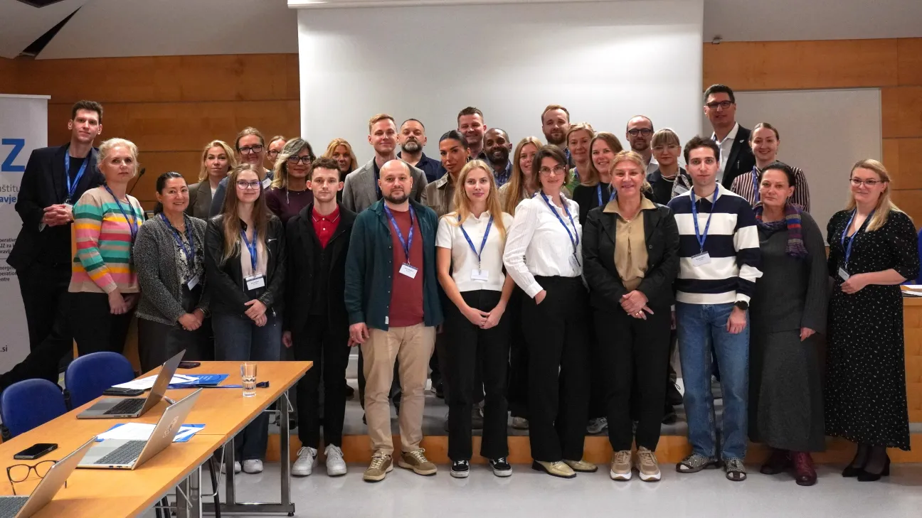 Group photo from workshop hosted by the Slovenian National Institute of Public Health (NIPH)